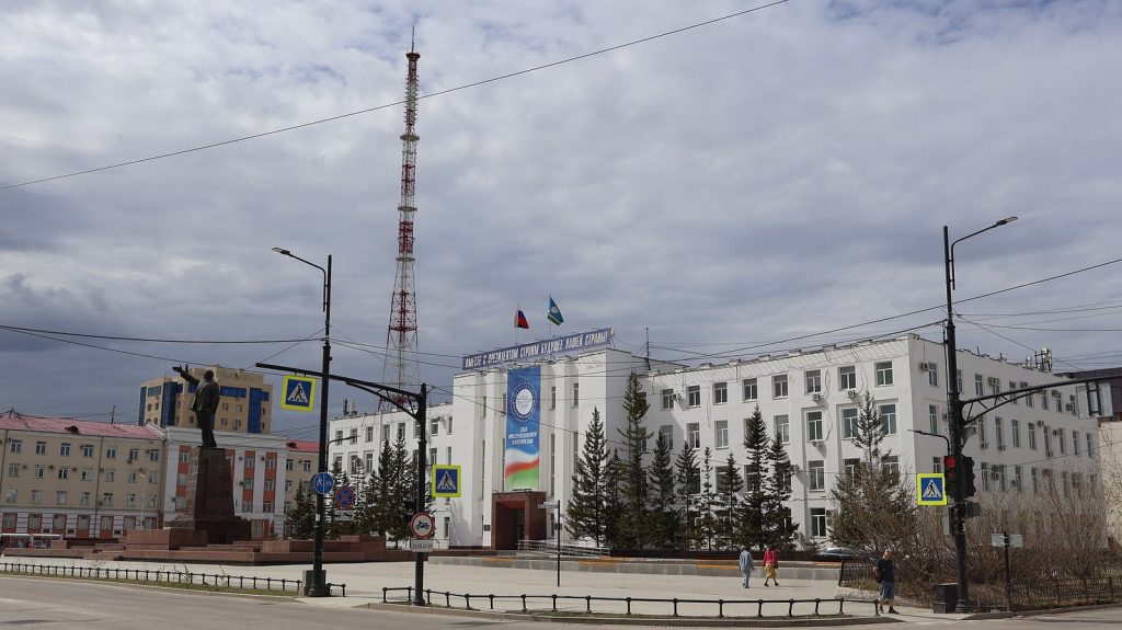 Площадь Ленина в Якутске
